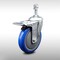 Service Caster 5 Inch SS Blue Polyurethane 3/8 Inch Threaded Stem Caster with Total Lock Brake SCC-SSTSTTL20S514-PPUB-BLUE-381615 - alternate 2
